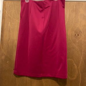 New York and company reddish purple pencil skirt
